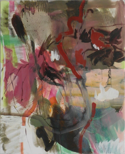 Yafeng Duan, OT-Nr.03-2009, 2009, 74 × 60 cm, acrylic and oil on canvas