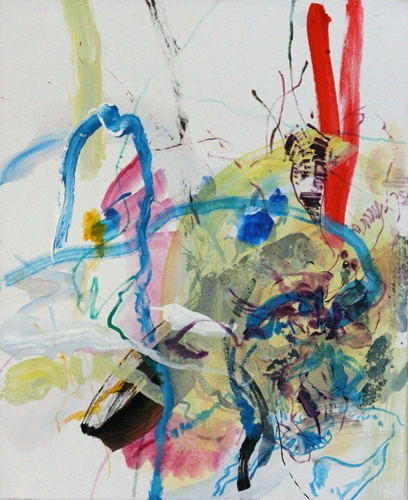 Yafeng Duan, OT-Nr.04-2010, 2010, 74 × 60 cm, acrylic and oil on canvas