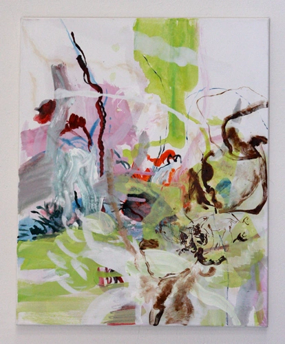 Yafeng Duan, OT-Nr.05-2010, 2010, 74 × 60 cm, acrylic and oil on canvas