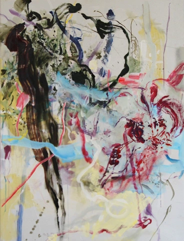 Yafeng Duan, OT-Nr.10-2010, 2010, 120 × 90 cm, acrylic and oil on canvas