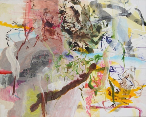 Yafeng Duan, OT-Nr.13-2010, 2010, 80 × 100 cm, acrylic and oil on canvas