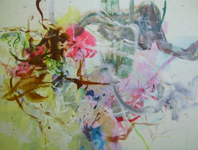 Yafeng Duan, OT-Nr.14-2010, 2010, 95 × 120 cm, acrylic and oil on canvas