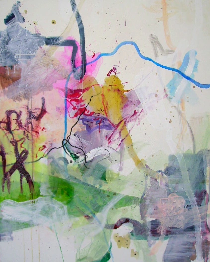 Yafeng Duan, OT-Nr.15-2010, 2010, 120 × 95 cm, acrylic and oil on canvas
