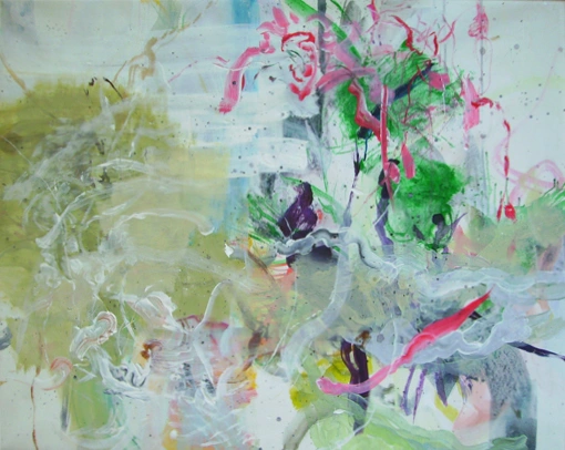Yafeng Duan, OT-Nr.17-2010, 2010, 80 × 100 cm, acrylic and oil on canvas