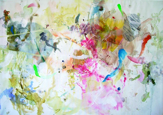 Yafeng Duan, OT-Nr.18-2010, 2010, 107 × 153 cm, acrylic and oil on canvas