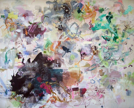 Yafeng Duan, OT-Nr.01-2011, 2011, 200 × 250 cm, acrylic and oil on canvas