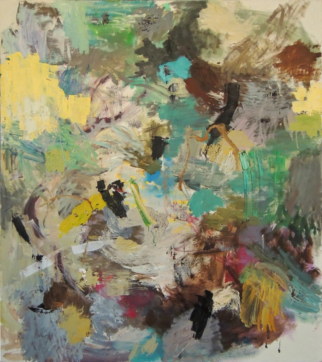 Yafeng Duan, OT-Nr.11-2011, 2011, 135 × 120 cm, acrylic and oil on canvas