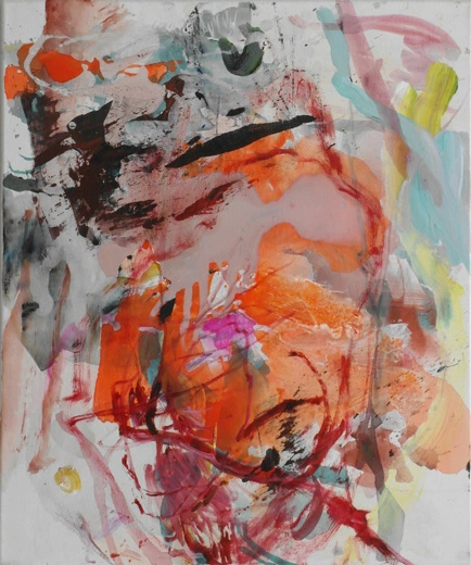 Yafeng Duan, OT-Nr.07-2014, 2014, 72 × 60 cm, acrylic and oil on canvas