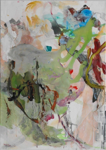 Yafeng Duan, OT-Nr.08-2014, 2014, 70 × 50 cm, acrylic and oil on canvas