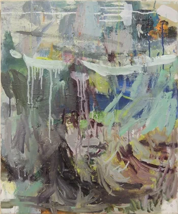 Yafeng Duan, OT-Nr.28-2015, 2015, 60 × 50 cm, oil on canvas