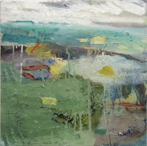 Yafeng Duan, OT-Nr.21-2016, 2016, 30 × 30 cm, oil on canvas