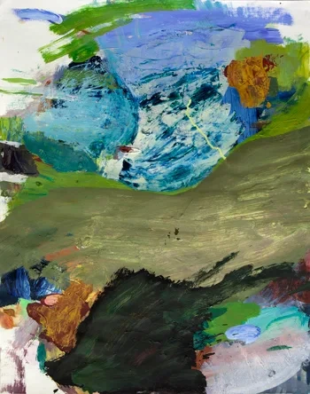 Yafeng Duan, OT-Nr.P03-2018, 2018, 64 × 50 cm, oil on paper