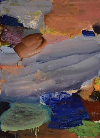 Yafeng Duan, OT-Nr.03-2020, 2020, 90 × 65 cm, oil on canvas
